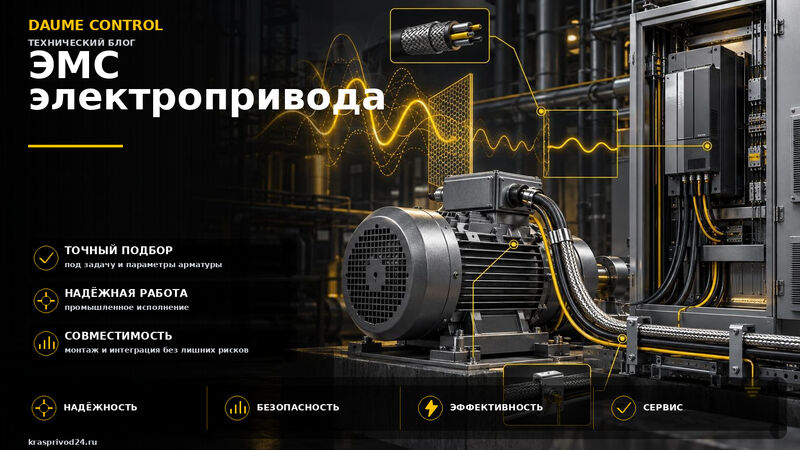 Электромагнитная совместимость электропривода: требования ГОСТ Р 51317 и защита от помех