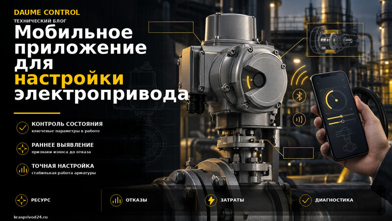 Настройка электропривода через смартфон: Bluetooth и NFC вместо программатора